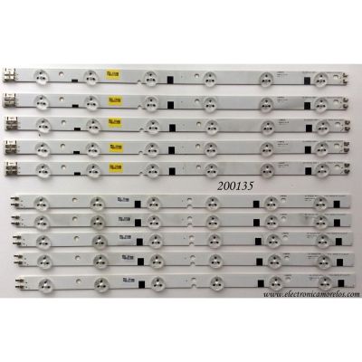 KIT DE LED PARA TV / SAMSUNG BN96-24765A / 24766A / 39-3535LED-60EA / DE390BGA-V1 / CY-DE390BGAV1V / MODELO UN39EH5003FXZX MD02	
